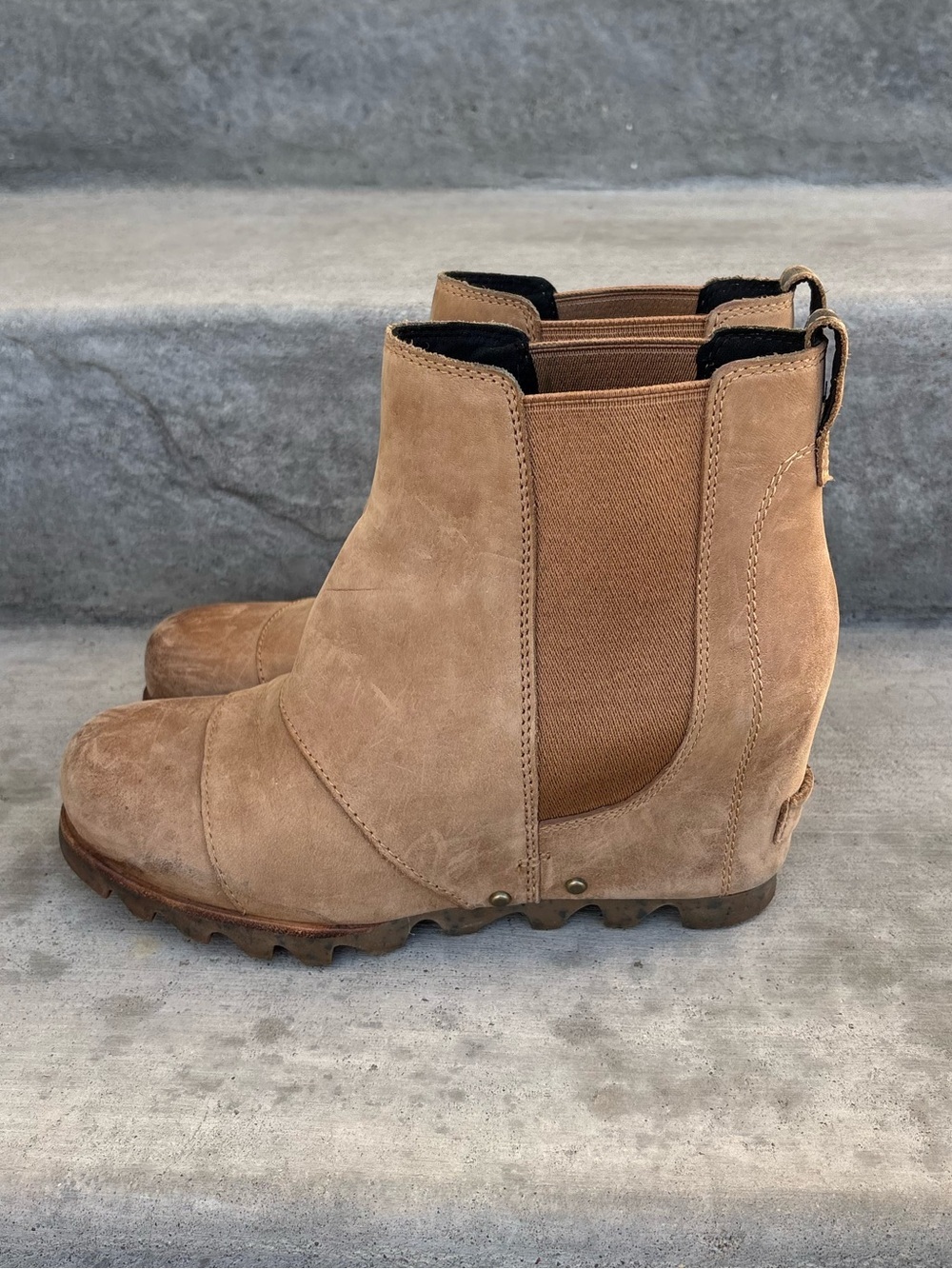 Sorel NL2334-286 Wedge II Bootie Ankle Boots Size 6.5